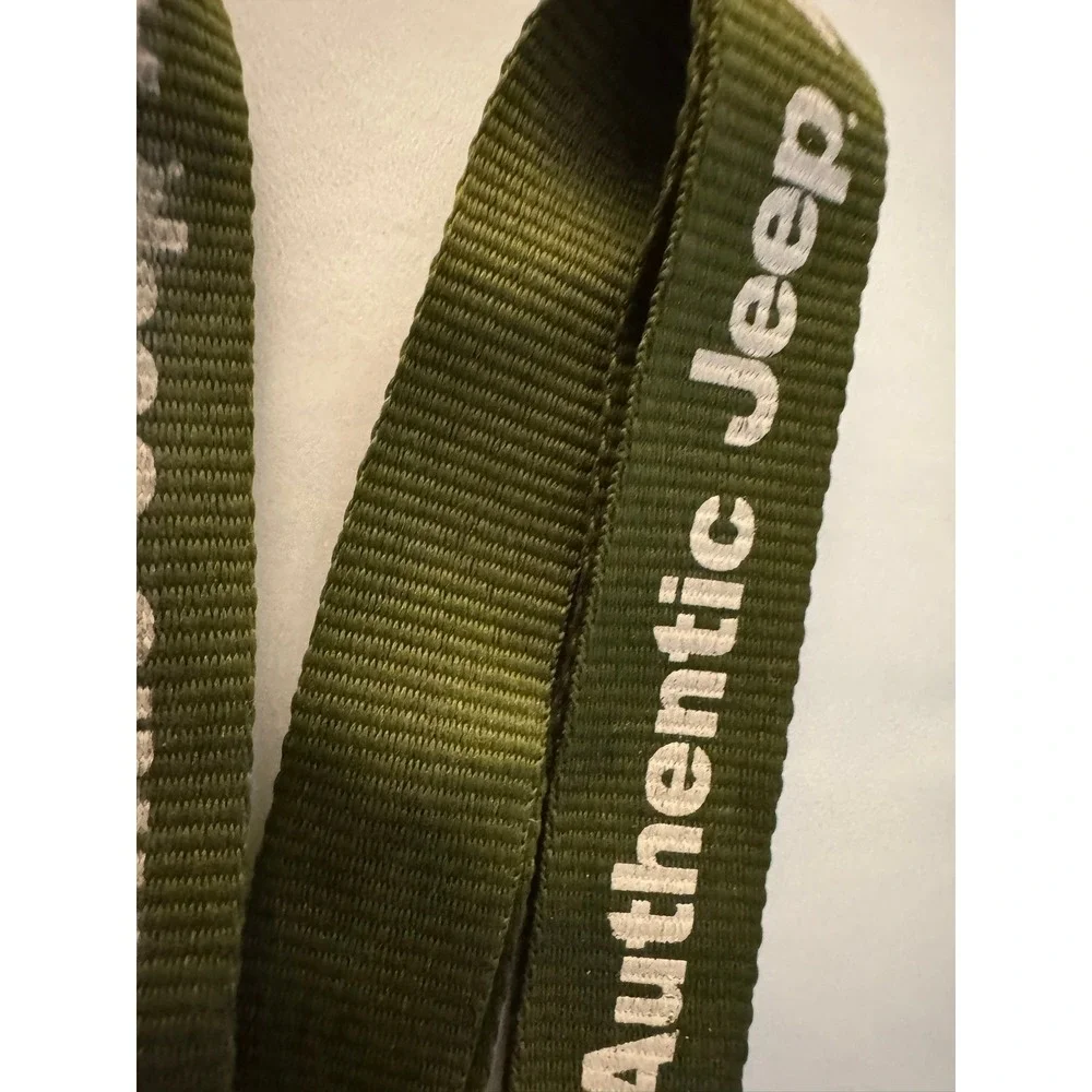 Authentic Jeep Accessories by MOPAR Olive Green Lanyard Key Chain‎